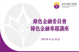 协会绿色金融委员会举办2021年第2次绿色金融专题讲座